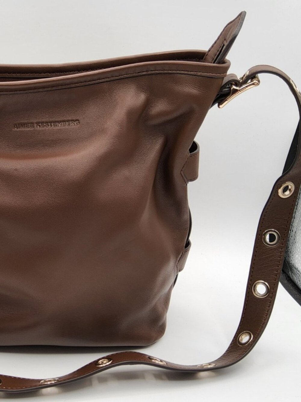 Aimee Kestenberg Brown Leather Shoulder Bag